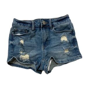 SO Blue Jean Distressed Shorts Sz. 3/26W